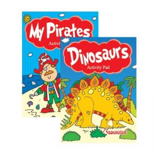 A6 DINOSAUR & PIRATES ACTIVITY PAD