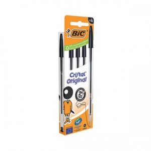 BIC - CRYSTAL PENS BLACK BOXED