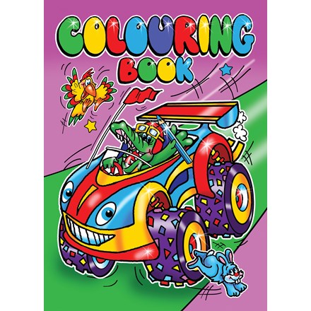 COLOURING BOOK A4 - 4 ASSTD