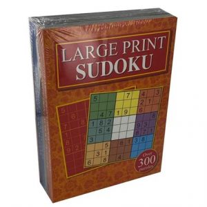 LARGE PRINT SUDOKU - 4 ASSTD