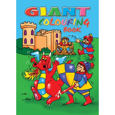 GIANT COLOURING BOOK A4 - 2 ASSTD