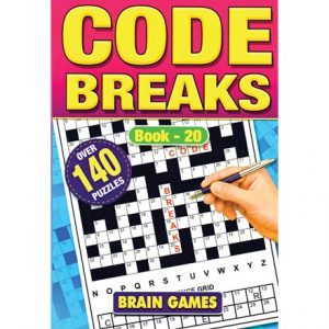 CODE BREAKS PUZZLE BOOK A5 - 4 ASSTD