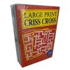 LARGE PRINT CRISS CROSS BOOK A4 - 4 ASSTD