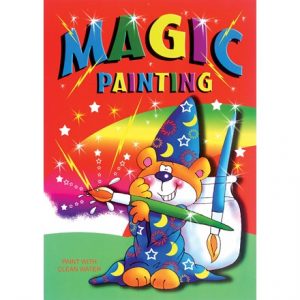 MAGIC PAINTING BOOK A4 - 4 ASSTD