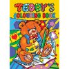 TEDDY COLOURING BOOK A4 - 4 ASSTD
