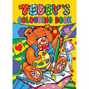 TEDDY COLOURING BOOK A4 - 4 ASSTD