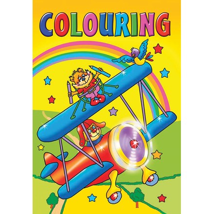BUMPER COLOURING BOOK A4 - 4 ASSTD