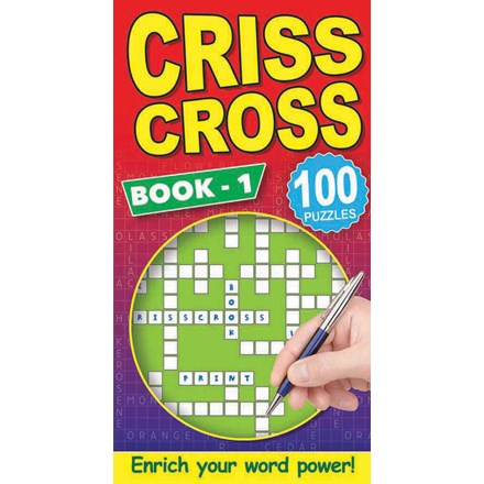 CRISS CROSS BOOK - 4 ASSTD