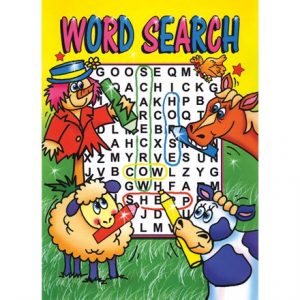 WORD SEARCH BOOK A4 - 4 ASSTD