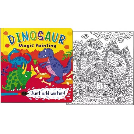 DINOSAUR MAGIC PAINTING BOOK