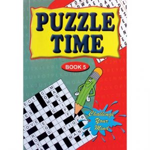 PUZZLE TIME BOOK A5 - 4 ASSTD