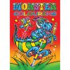 MONSTER COLOURING BOOK A4 -2 ASSTD