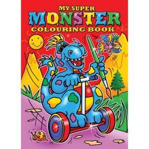 SUPER GIANT COLOURING BOOK A4 - 2 ASSTD