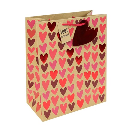 KRAFT HEARTS LARGE BAG