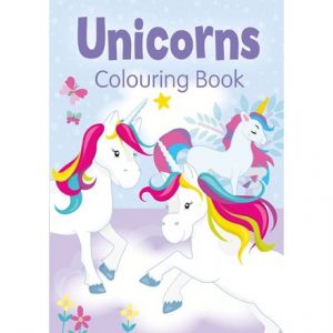 UNICORNS COLOURING BOOK 2 PURPLE