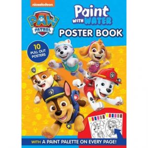 PAW PATROL PAINT WITH WATER POSTER BOOK