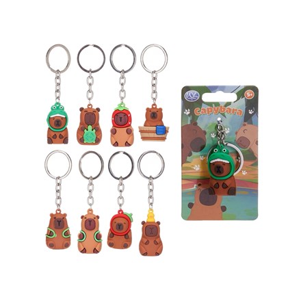 3D CAPYBARA KEYRING