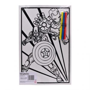 MEDIUM COLOURING BOARDS - HEROES 2