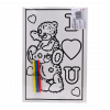 MEDIUM COLOURING BOARDS - LOVE BEARS