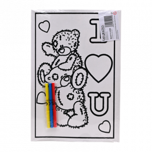 MEDIUM COLOURING BOARDS - LOVE BEARS
