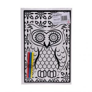 MEDIUM COLOURING BOARDS - OWL 2