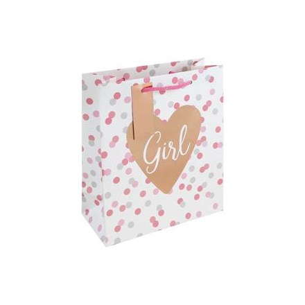 IT'S A GIRL MEDIUM GIFT BAG