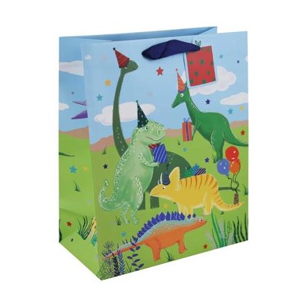 DINO SCENE LARGE GIFT BAG