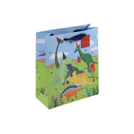 DINO SCENE MEDIUM GIFT BAG