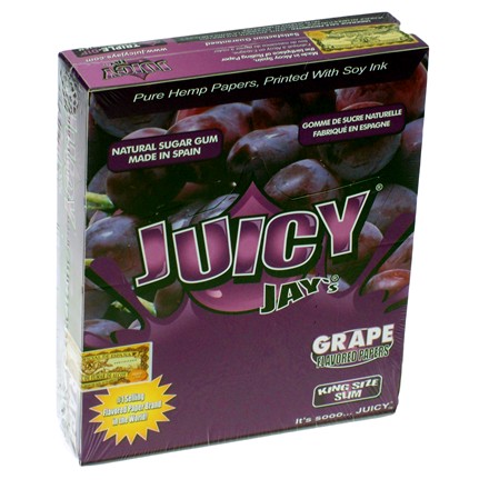 KING SIZE PAPERS JUICY JAY GRAPE -