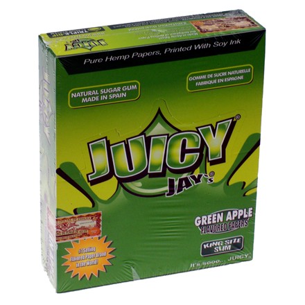 KING SIZE PAPERS  JUICY JAY GREEN APPLE -
