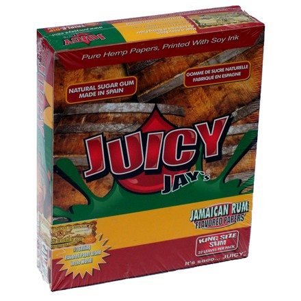KING SIZE PAPERS JUICY JAY JAMAICAN RUM -