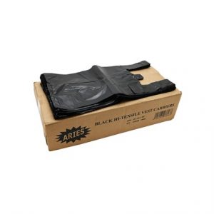 ARIES - CARRIER BAGS BLACK -