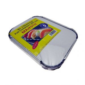 MAJESTIC - FOIL CONTAINERS WITH LIDS NO.2 -