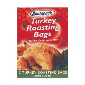 TURKEY ROASTING BAG 2PK 52CM X 58CM