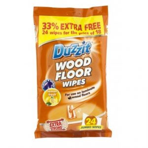 DUZZIT - WOOD FLOOR JUMBO WIPES -