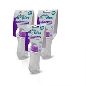 LITTLE DIMPLES - BABY FEEDING BOTTLE 8 OZ -