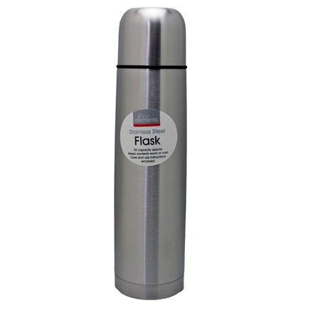 FINE ELEMENTS - STAINLESS STEEL FLASK - 1 LITRE