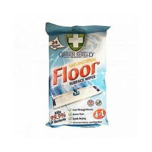GREEN SHIELD - ANTI-BAC FLOOR WIPES - 24 WIPES