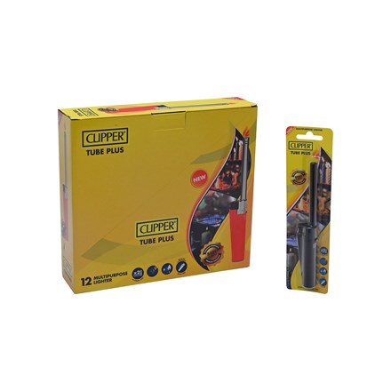 CLIPPER TUBE PLUS LIGHTER - SOLID - BLISTER PACK