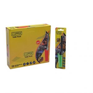 CLIPPER TUBE LIGHTER - SHINY - BLISTER PACK