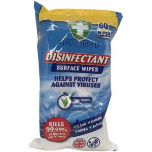 GREEN SHIELD - DISINFECTANT SURFACE WIPES -