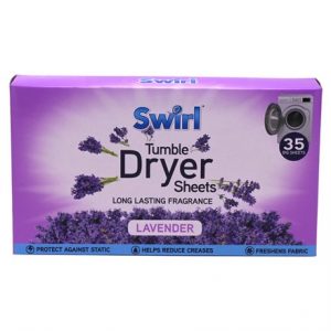 SWIRL - TUMBLE DRYER SHEETS LAVENDER -
