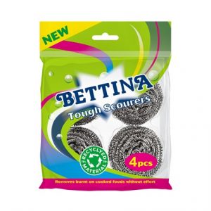 BETTINA - 4PC TOUGH SPIRAL SCOURERS - 20GM