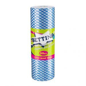 BETINNA - 50PC ALL PURPOSE CLOTHS ON A ROLL