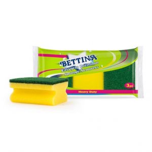 BETTINA - 3PC EASY GRIP SPONGE SCOURER