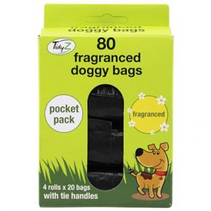80 DOGGY BAGS FRAGRANCED POCKET