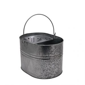 SWL - GALVANISED MOP BUCKET - H 24 - W 26 - L 35CM