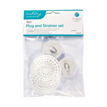 ASHLEY - 4PC PLUG AND STRAINER SET