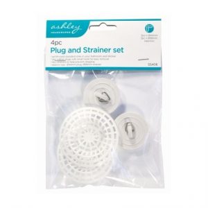 ASHLEY - 4PC PLUG AND STRAINER SET