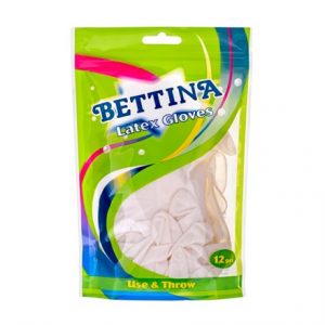 BETTINA - 12PC  LATEX GLOVES